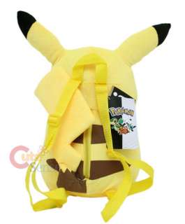 Pokemon Pikachu Plush Doll Backpack 18 Bag(Kids Adult) 843340035758 