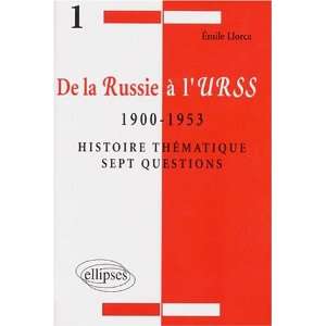   sept questions (French Edition) (9782729898007) Ã?mile Llorca Books