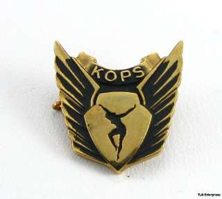 KOPS   Vintage Company Service Dance Lapel Vintage PIN  