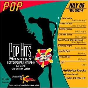  Pop Hits Monthly Karaoke POP July 2005 Various Artists 