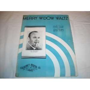    THE MERRY WIDOW FRANZ LEHAR 1908 SHEET MUSIC SHEET MUSIC 224 Books