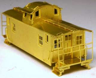 Scale Brass PRR N6b 2 Window Centered Cupola Caboose Kit  