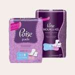  Poise Ultra Thin Light Pads With Wings 24 count (Pack of 6 