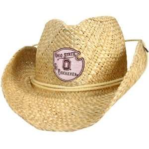  Ohio State Buckeyes Straw Cowgirl Hat: Sports & Outdoors