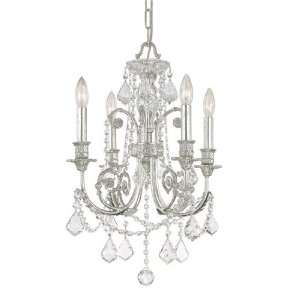   19 Olde Silver Crystal Mini Chandelier 5114 OS: Home Improvement