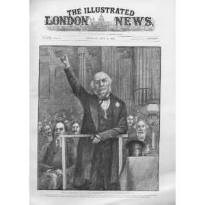  Gladstone At Music Hall Edinburgh June 30 1892
