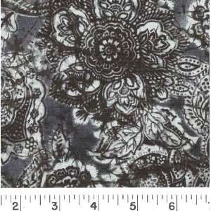  45 Wide MANJU   GREY Fabric By The Yard Arts, Crafts 