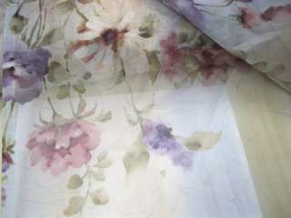 Fabric Voile Floral 72 inches wide free ship USA V100  