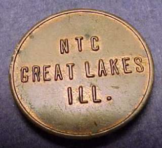 Military Trade Token Great Lakes Il Nice (pa578)  