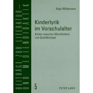   Vorschulalter (German Edition) (9783631509975) Anja Wildemann Books