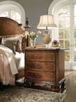 Mahogany French Louis Nightstand Side Table  