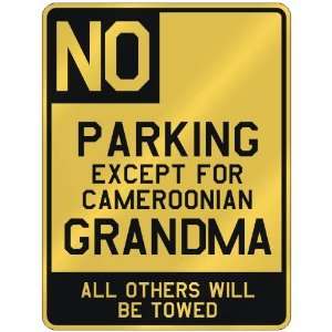   PARKING EXCEPT FOR CAMEROONIAN GRANDMA  PARKING SIGN COUNTRY CAMEROON