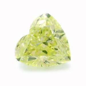  1.01ct Natural Fancy Intense Green Yellow Color Diamond Jewelry