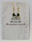 Jade Asian Style Earrings By Museum Reproductions