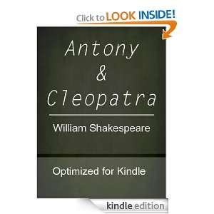    Antony and Cleopatra eBook William Shakespeare Kindle Store