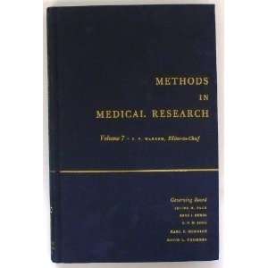  Methods in Medical Research Volume 7 Books