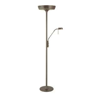   Floor Lamp with Reading Light, Oil Rubbed Bronze with Metal Shade