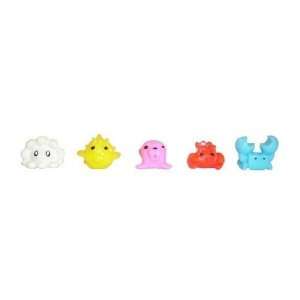  SEA MANIA 2  Complete Set of 5 Squishies W/ GAME CODES FOR 
