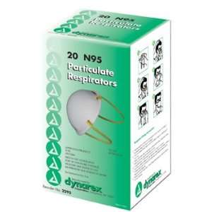  N95 Particulate Respirator Mask, molded, 12 boxes of 20 