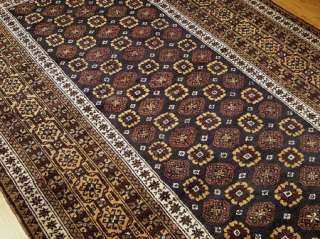   Handmade Afghan Mushwani Beluch Vegetable Dye Wool Area Rug 288  
