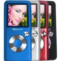 Supersonic IQ 4600 4 GB Blue Flash Portable Media Player   