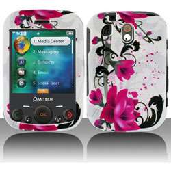 Red Flower Pantech Jest TXT8040 Protective Case  Overstock