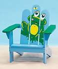 Kids frog Adirondack Chair Outdoor Patio Porch Poolside Deck
