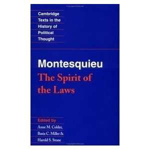    Montesquieu Publisher Cambridge University Press  N/A  Books