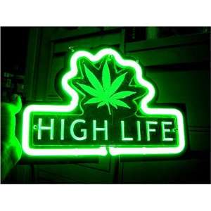  High Life Beer Bar Neon Light Sign: Home & Kitchen