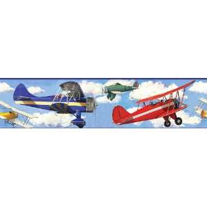  Vintage Planes Wall Borders for Kids   Girls and Boys 