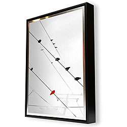 Sara Abott Birds on a Wire II Framed Metal Art  Overstock