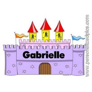  Personalized Name Print   Princess Castle 