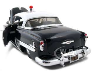 1953 CHEVROLET BEL AIR POLICE CAR 124 DIECAST  