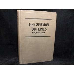  106 Sermon Outlines Books