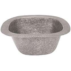 Small Copper Pewter Finish Bar/Prep Sink  Overstock