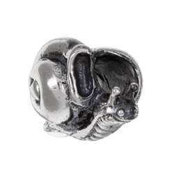 Signature Moments Sterling Silver Snail Bead  Overstock