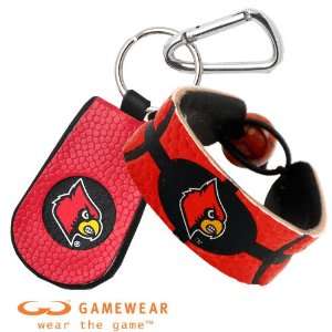  Louisville Cardinals Team Color Basketball Bracelet and Louisville 