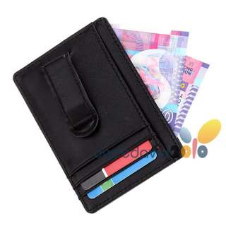   Slim Thin Front Pocket Wallet ID & Cards Holder Hot Sale(BL)  
