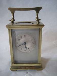 Rare Antique French Carriage Clock 11 Jewels CH Hour SF  