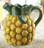 American Atelier Fruit Ceramic Pineapple Pitcher NEW 088235093905 