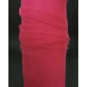  CORAL / BRIGHT PINK tulle 6 x 25 yards 