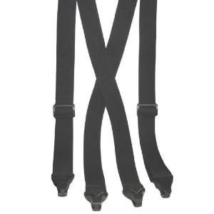 48 inch REG   Airport Travel Suspenders in Black *NEWLY DESIGNED* Stay 