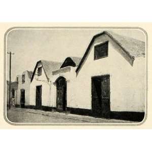  1920 Print Northern Chile Simplistic Residential Architecture 