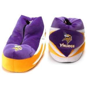  Minnesota Vikings Plush NFL Sneaker Slippers: Sports 