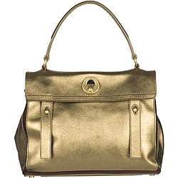 Yves Saint Laurent Small Muse Two Gold Tote  