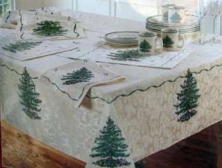 Spode Christmas Tree 60 X 144 Tablecloth NEW in Package  