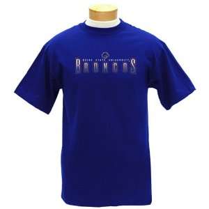  Boise State Broncos Short Sleeve Tee Shirt, Blue: Sports 