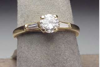 14K Gold .67 Ct. Diamond Engagement Ring  
