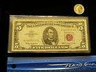 RED SEAL 1963 FIVE DOLLAR BILLS UNITED STATES NOTE