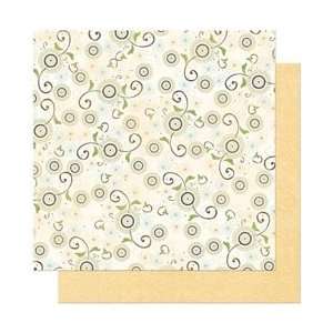 Bo Bunny Flutter Butter Double Sided Heavy Weight Paper 12X12 Breeze 